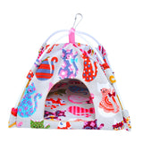 Maxbell Canvas Nest Bird House Parrot Hut Budgie Toy Macaw Bed Hanging Tent Hammock Cat