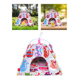 Maxbell Canvas Nest Bird House Parrot Hut Budgie Toy Macaw Bed Hanging Tent Hammock Cat