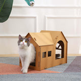 Maxbell Pet Cat Scratcher Pad House Scratching Board Interactive Toy for Kitten
