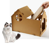 Maxbell Pet Cat Scratcher Pad House Scratching Board Interactive Toy for Kitten
