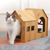 Maxbell Pet Cat Scratcher Pad House Scratching Board Interactive Toy for Kitten