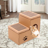 Maxbell Cat Scratcher Pad Bed Scratching Board Double Layer Corrugated Paper Folding