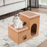 Maxbell Cat Scratcher Pad Bed Scratching Board Double Layer Corrugated Paper Folding