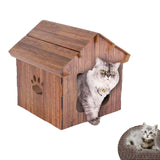 Maxbell Cat House Scratcher Sleeping Bed Scratching Pad Board Kitten Shelter Cave