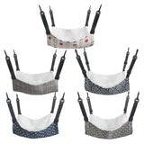 Maxbell Cat Hammock Bed Adjustable Straps Soft Hanging for Kitten Hamster Ferret red