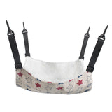 Maxbell Cat Hammock Bed Adjustable Straps Soft Hanging for Kitten Hamster Ferret red