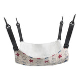 Maxbell Cat Hammock Bed Adjustable Straps Soft Hanging for Kitten Hamster Ferret red
