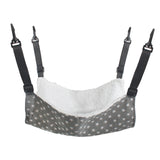 Maxbell Cat Hammock Bed Adjustable Straps Soft Hanging for Kitten Hamster Ferret gray