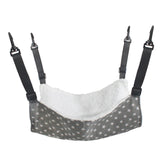 Maxbell Cat Hammock Bed Adjustable Straps Soft Hanging for Kitten Hamster Ferret gray