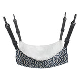 Maxbell Cat Hammock Bed Adjustable Straps Soft Hanging for Kitten Hamster Ferret white