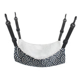 Maxbell Cat Hammock Bed Adjustable Straps Soft Hanging for Kitten Hamster Ferret white