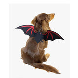 Maxbell Funny Halloween Dog Bat Wing Pets Cat Costume Apparels for Cosplay Birthday 57cmx17cm
