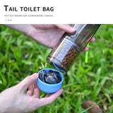 Maxbell Water Bottle Water Cup Food Container 4 in 1 Portable for Outdoor Travel Blue