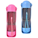 Maxbell Water Bottle Water Cup Food Container 4 in 1 Portable for Outdoor Travel Blue