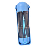 Maxbell Water Bottle Water Cup Food Container 4 in 1 Portable for Outdoor Travel Blue