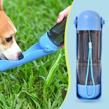 Maxbell Water Bottle Water Cup Food Container 4 in 1 Portable for Outdoor Travel Blue