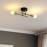 Maxbell Modern Iron Ceiling Light Chandelier for Living Room Dining Room Bedroom Black
