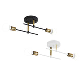 Maxbell Modern Iron Ceiling Light Chandelier for Living Room Dining Room Bedroom Black