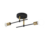 Maxbell Modern Iron Ceiling Light Chandelier for Living Room Dining Room Bedroom Black