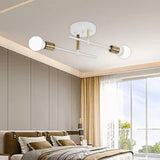Maxbell Modern Iron Ceiling Light Chandelier for Living Room Dining Room Bedroom White
