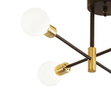 Maxbell Modern Sputnik Chandelier Ceiling Light for Living Room Apartment Decor 4 Lights