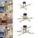 Maxbell Modern Sputnik Chandelier Ceiling Light for Living Room Apartment Decor 4 Lights