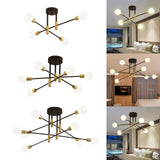 Maxbell Modern Sputnik Chandelier Ceiling Light for Living Room Apartment Decor 4 Lights