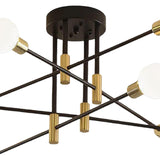 Maxbell Modern Sputnik Chandelier Ceiling Light for Living Room Apartment Decor 8 Lights