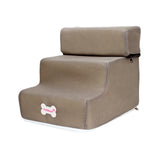Maxbell Cat Ramp Ladder Pet Climbing Platform Dog Stairs Steps for SUV Play Couch Khaki