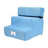 Maxbell Cat Ramp Ladder Pet Climbing Platform Dog Stairs Steps for SUV Play Couch Blue
