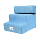 Maxbell Cat Ramp Ladder Pet Climbing Platform Dog Stairs Steps for SUV Play Couch Blue