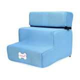 Maxbell Cat Ramp Ladder Pet Climbing Platform Dog Stairs Steps for SUV Play Couch Blue
