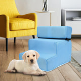 Maxbell Cat Ramp Ladder Pet Climbing Platform Dog Stairs Steps for SUV Play Couch Blue