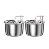 Maxbell Cat Water Fountain 2L with Filter Water Feeder 304 Stainless Steel Electric Normal
