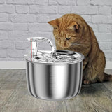 Maxbell Cat Water Fountain 2L with Filter Water Feeder 304 Stainless Steel Electric Normal