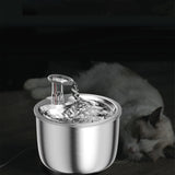Maxbell Cat Water Fountain 2L with Filter Water Feeder 304 Stainless Steel Electric Intelligent sensing