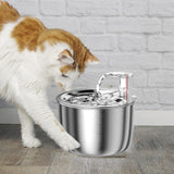 Maxbell Cat Water Fountain 2L with Filter Water Feeder 304 Stainless Steel Electric Intelligent sensing
