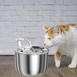 Maxbell Cat Water Fountain 2L with Filter Water Feeder 304 Stainless Steel Electric Intelligent sensing