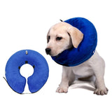 Maxbell Dogs and Cats Inflatable Collar Soft Anti Licking Comfy Protective M