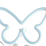 Maxbell Butterfly Neon Lamp Sign Night Light LED Neon Lamp for Party Bedroom Bar Pub Blue
