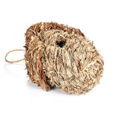 Maxbell Straw Hand Woven Bird Cage Roosting Shelter Hanging Bird House for Finch