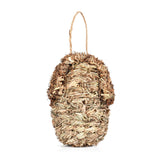 Maxbell Straw Hand Woven Bird Cage Roosting Shelter Hanging Bird House for Finch