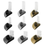 Maxbell Turtle Foods Feeding Water Bowl Reptiles Feeders Waterer for Gecko  S Black