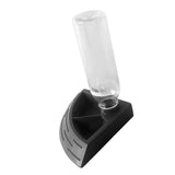 Maxbell Turtle Foods Feeding Water Bowl Reptiles Feeders Waterer for Gecko  S Black