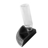 Maxbell Turtle Foods Feeding Water Bowl Reptiles Feeders Waterer for Gecko  S Black