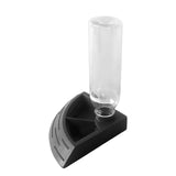 Maxbell Turtle Foods Feeding Water Bowl Reptiles Feeders Waterer for Gecko  S Black