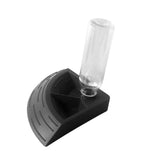 Maxbell Turtle Foods Feeding Water Bowl Reptiles Feeders Waterer for Gecko  M Black
