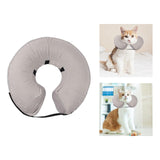 Maxbell PVC Pet Inflatable Collar Dog Cone Soft Prevent from Licking Cat Collar XL