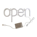 Maxbell LED Open Sign Lighting Light Neon Lights Game Store Room Battery Power Lamp