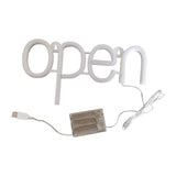 Maxbell LED Open Sign Lighting Light Neon Lights Game Store Room Battery Power Lamp